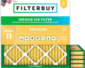 Filterbuy 10x10x1 Air Filter MERV 11 Superior Pet & Allergy Defense, by Filterbuy