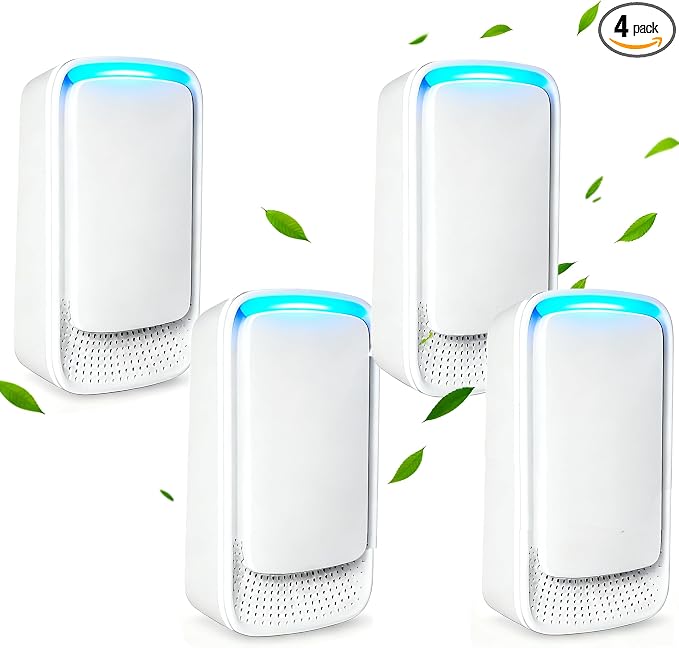 4 Pack Plug In Air Purifier, Negative Ion Filtration System, Quiet Ionic Air by ABrighterDayTheMeetueWay