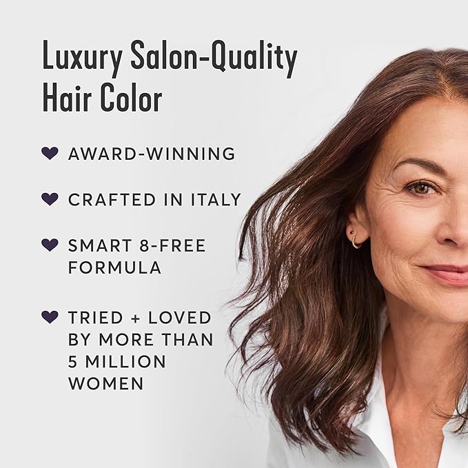 Madison Reed Radiant Hair Color Kit | 7NA Light Ash Brown with Cool Smoky Undertones (Arezzo Brown) for 100% Gray Hair Coverage | Dimensional Permanent Hair Dye | PPD-Free & Ammonia-Free | 1 Pack