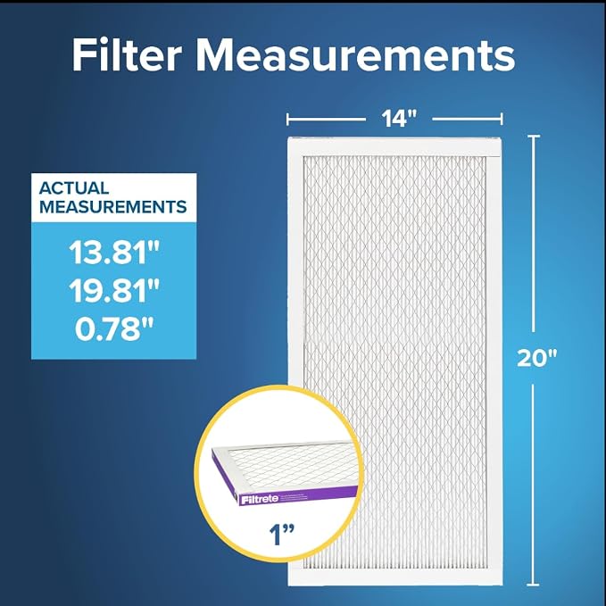 Filtrete 14x20x1 AC Furnace Air Filter, MERV 12, MPR 1500, CERTIFIED asthma & - Image 2