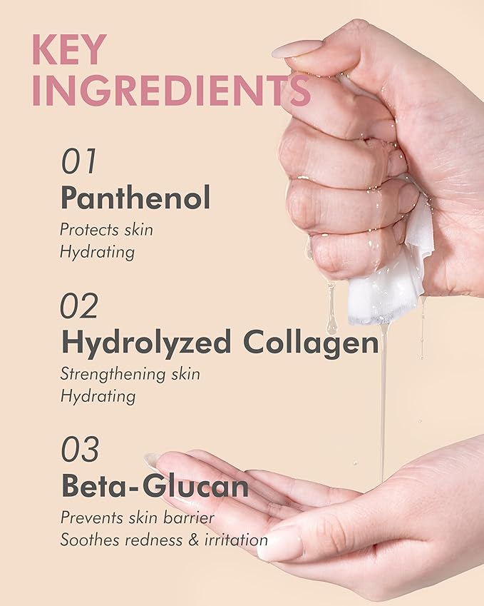 DERMAL Wine Collagen Essence Facial Mask Sheet 23g Pack of 10 - Moisturizing & Firming for Tired Skin, Relieves Skin Stress, Daily Skin Treatment Solution Sheet Mask