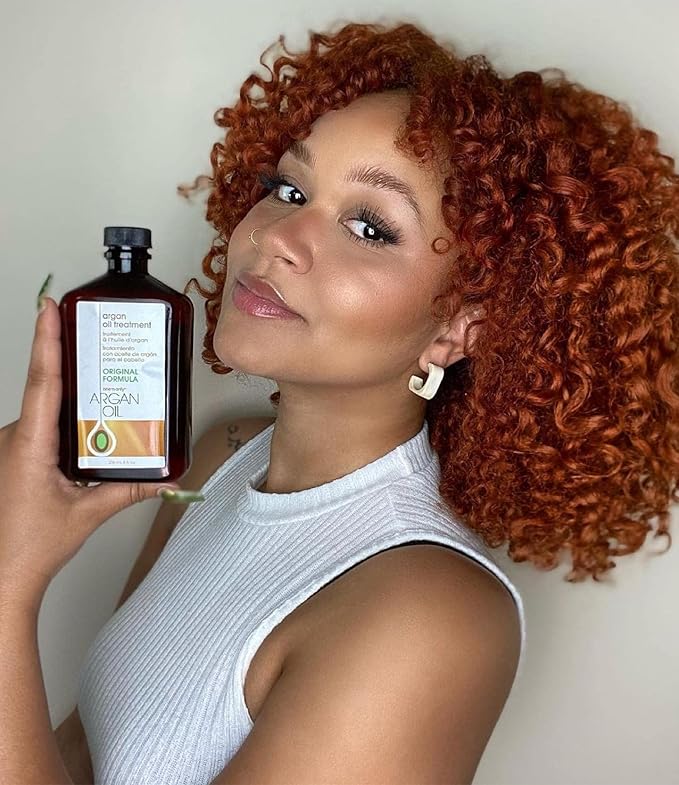 One n Only Argan Oil Hair Treatment - Lightweight & Hydrating Hair Oil for Natural, Wigs & Extensions - Shine Enhancing, Heat Protectant & Frizz Control (3.4 oz)