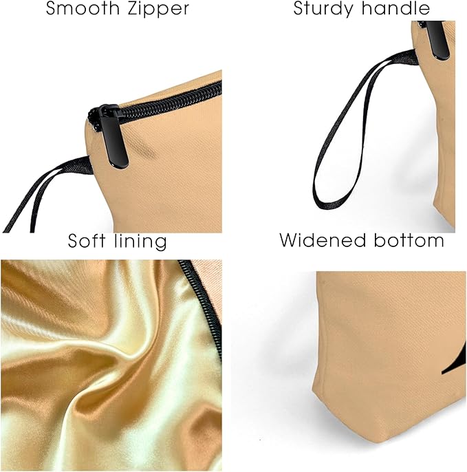 SEAMOON Maid of Honor Friendship Birthday Gifts for Women Her Aunt Sister Bridesmaid Coworkers Bride Personalized Makeup Cosmetic bag with Mirror Mothers Day Christmas Graduation V