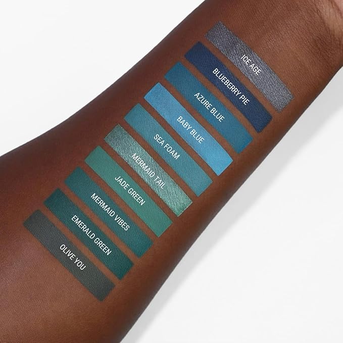 Aromi Teal Matte Liquid Lipstick - Turquoise, Blue Green Lip Color, Vegan and Cruelty-free Makeup, Waterproof, Long-lasting (Mermaid Vibes)