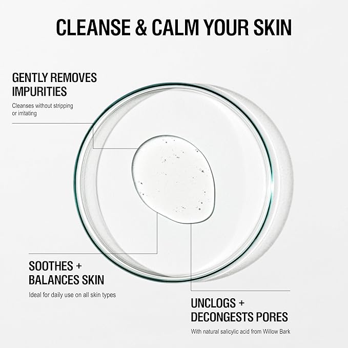 Grown Alchemist Gentle Gel Facial Cleanser (200ml) Natural Face Wash. Hydrating Bergamot & Rosebud Exfoliating with Willow Bark, a Salicylic Acid Alternative.