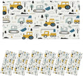 6 Pcs Fluorescent Light Covers for Ceiling Lights Colorful Construction Vehicle by Unknown