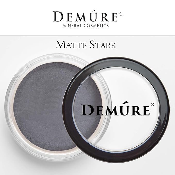 Demure Mineral Make Up (Stark) Eye Shadow, Matte Eyeshadow, Loose Powder, Eye Makeup, Professional Makeup