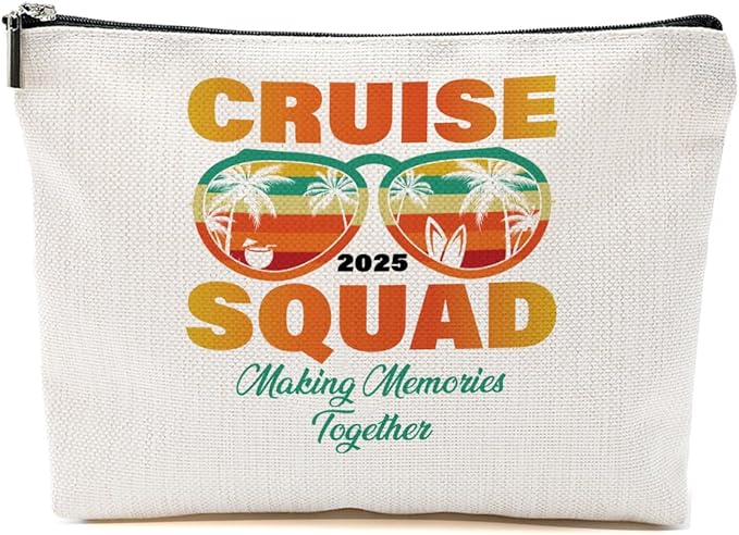 1 Pcs 3 Pcs 4 Pcs Makeup Bag, Girls Trip Gifts Favors Girls Weekend Gifts, Friendship Gifts for Women Bestie Bride
