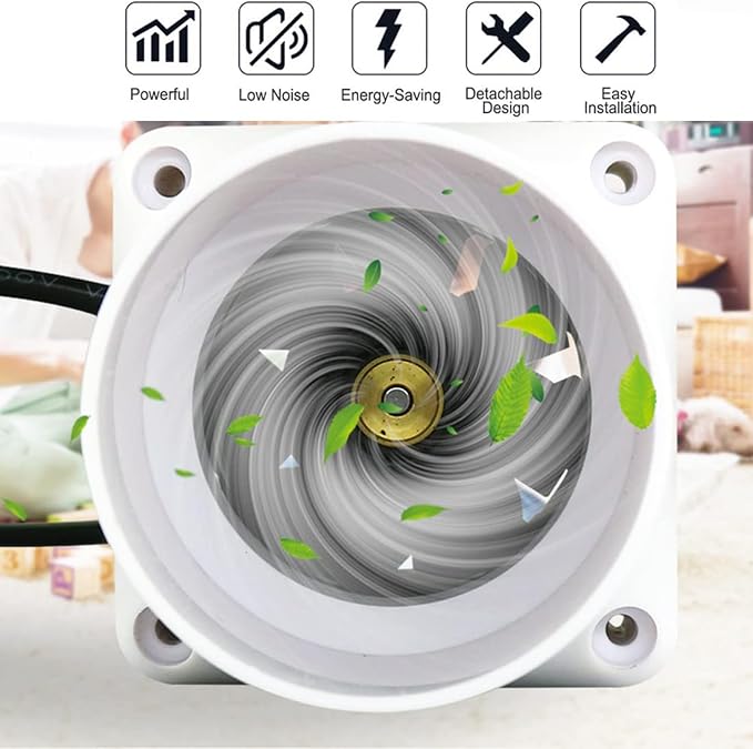 2 Inch Inline Duct Fan 12v Ventilation Fan - Image 6