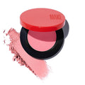 MAKE Beauty Skin Mimetic Microsuede Blush - Matte Powder Blush for Cheeks with Long Lasting Color - Non Comedogenic, Travel Size Makeup Single Palette. Shade - Cosmic (Pink)