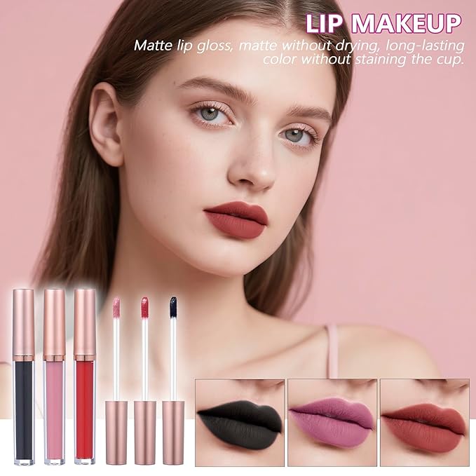 Makeup Kit For Girls, Makeup Set For Teen Beginners, Make up Gift Set For Women with Makeup Box, Eyeshadow Palettes, Foundation, Concealer, brushes set (Colors 18)