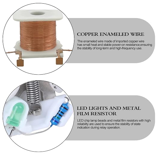 Electromagnetic Power Relay, 8-Pin 10 AMP 110V/120V AC Relay Coil - Image 4