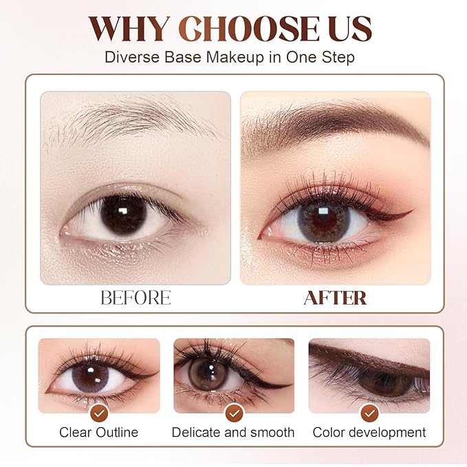 Eyeliner Pencil, Long Lasting Smudge-Proof Professional Eyeliner, Smooth and Easy to Apply, Effortlessly Create Any Look (Graphite Color)