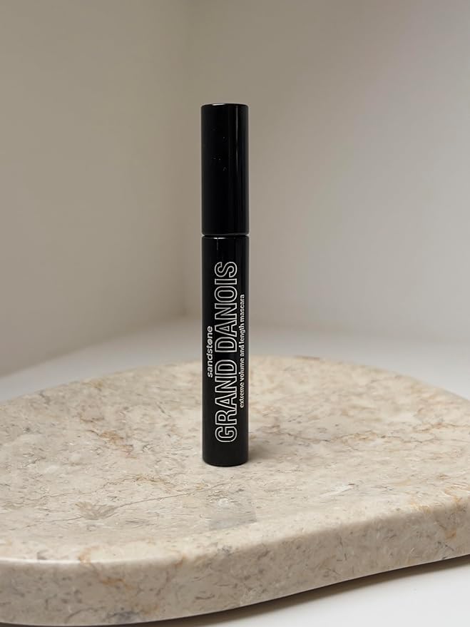 Sandstone Scandinavia Hypoallergenic Mascara Sensitive Eyes - Smudge-Proof, Sweatproof, Lengthening for Maximum Volume and Length - Vegan, Non Toxic ingredients (Brown, 9 ml)