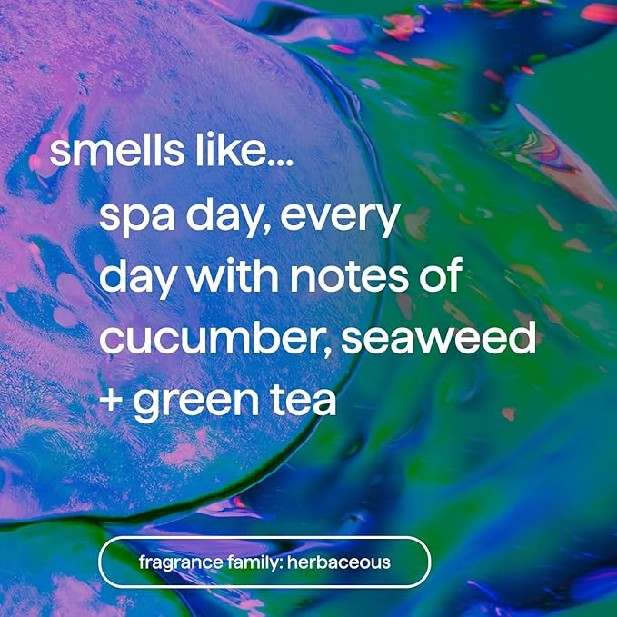 Method Everyday Shampoo, Daily Zen with Cucumber, Green Tea, and Seaweed Scent Notes, Paraben and Sulfate Free, 14 oz (Pack of 1)