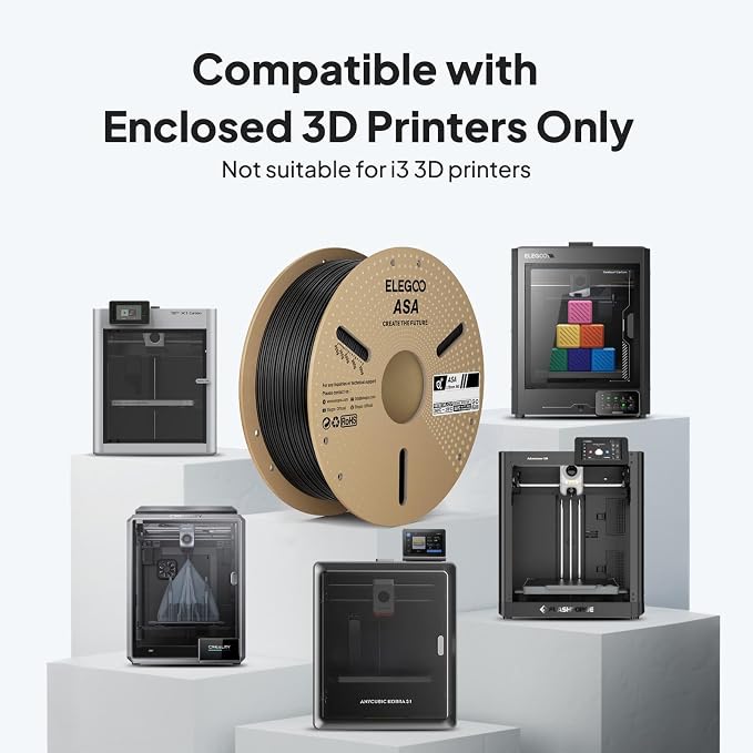 ELEGOO ASA Filament 1.75mm Blue 1KG, UV & Weather Resistant 3D Printer Filament - Image 7