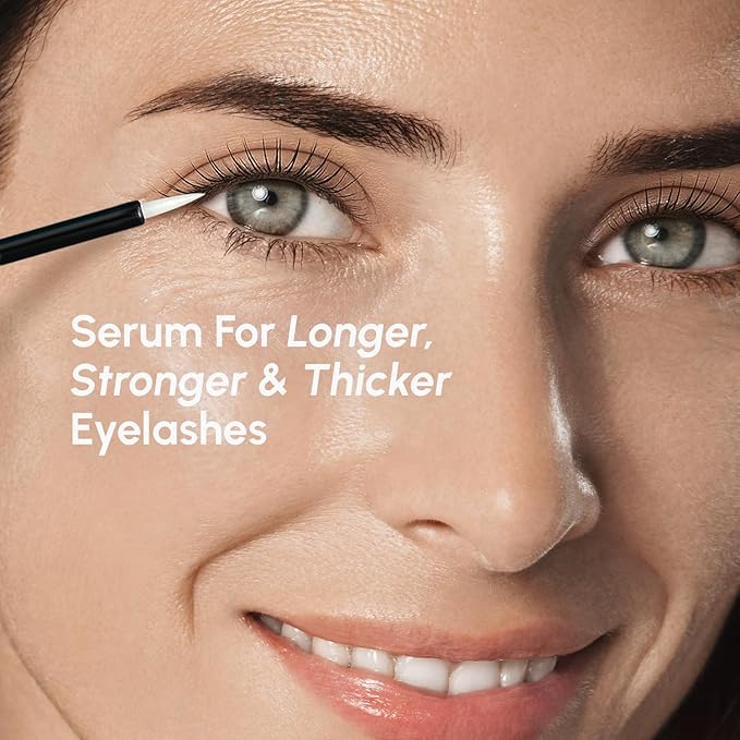 MAREE Eyelash Serum To Grow Lashes & Brows 2 Pack - Eye Lash Serum for Eyelash Growth Without Prostaglandin - Rapid Enhancing Lash Growth Eyebrow Boost Oil - Sérum De Pestañas Suero Para Pestañas