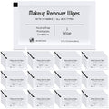150 Pcs Makeup Remover Wipes Bulk Waterproof Makeup Wipes Individually Wrapped Face Wipes for Women Gentle Facial Cleansing Towelettes for Travel Hotel Skin Mascara Lipstick Oil Dirt (White)