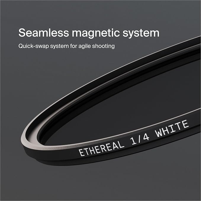 Urth 58mm Magnetic Ethereal White Mist ¼ Diffusion Lens Filter — Cinematic - Image 4