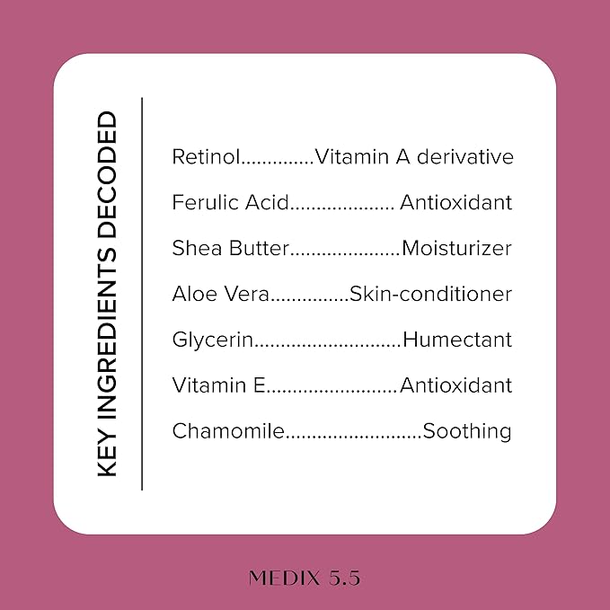 Medix 5.5 Retinol Body Lotion Firming Moisturizer | Crepey Skincare Treatment | Retinol Body Cream | Anti Aging Firming Cream For Women Targets Look Of Crepe Skin, Wrinkles, & Sagging Skin, 2-Pack