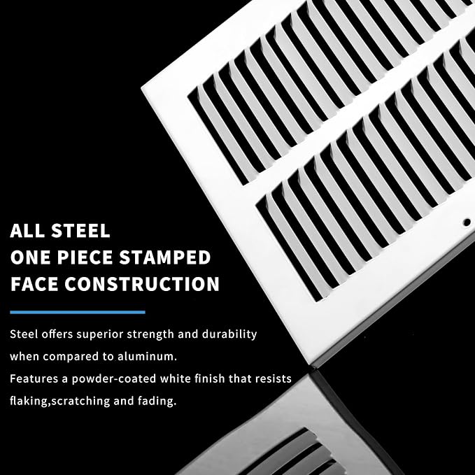 32x12 Return Air Grille, Air Return Vent Cover, Flat Vent Cover, Rejillas De - Image 3