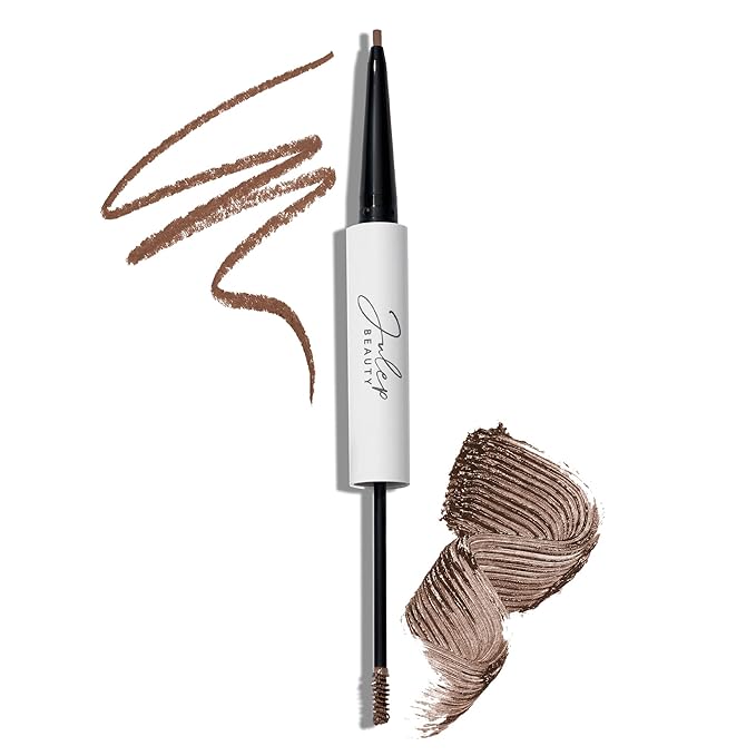 Julep Brow 101 Sculpting Pencil & Tinted Brow Gel Set - Dual-Ended Eyebrow Tool with Brush and Precision Tip - Long-Lasting, Waterproof Formula for Perfectly Defined and Tinted Brows -Medium Brown