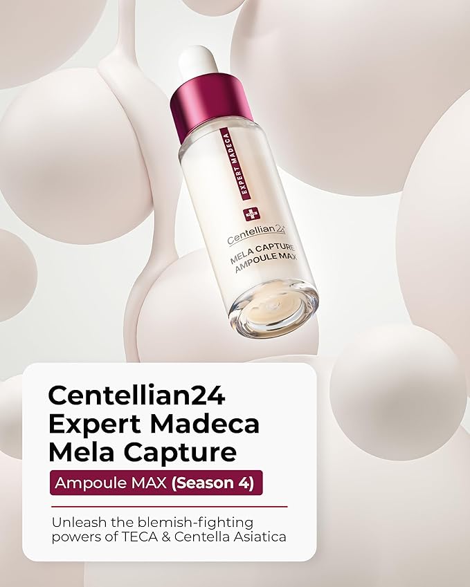 Centellian 24 Expert Ampoule (Season 4, 0.5fl oz x 3 pcs) - Korean Serum for Face. Soothing, Even Tone, Dry Sensitive Skin. Dark Spot Corrector by Dongkook. TECA, Centella Asiatica.