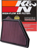 K&N High-Flow Original Lifetime Engine Air Filter: Increase Power: Premium by KNEngineeringInc