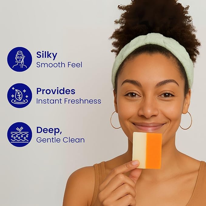Relumins Glutathione Soap Bars – Holidays Deep Cleansing & Hydrating Soap for Smooth, Refreshed Skin – Gentle Exfoliating Formula for Face & Body – 5 x 150g Bars