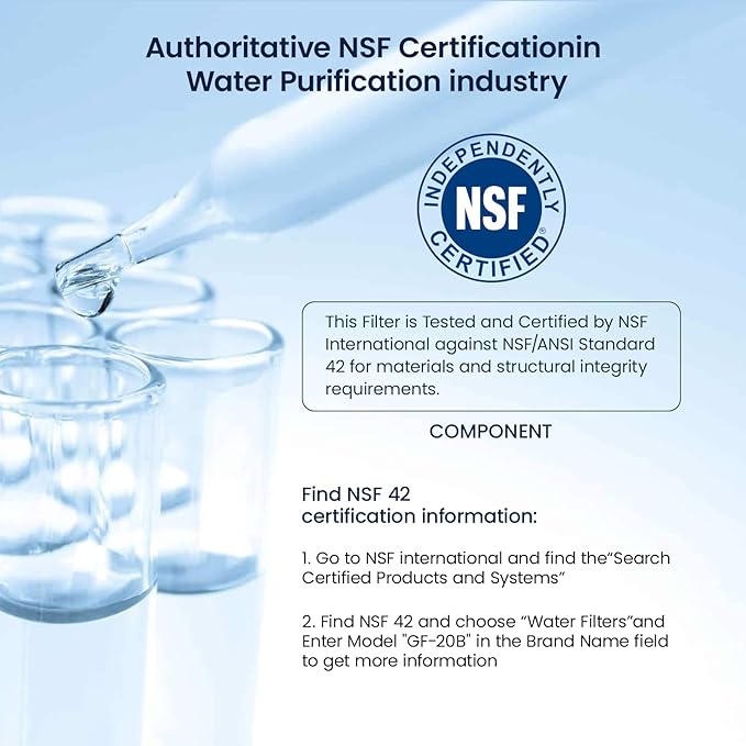 GLACIER FRESH Compatible with Samsung DA29-00020B Refrigerator Water Filter - Image 5