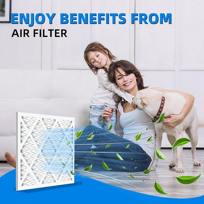 21x21x1 Air Filter, MPR 1900 & FPR 10, MERV 13 Pleated Air Filter - Image 2