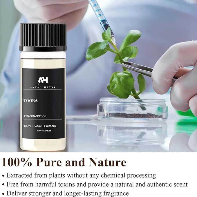 Hotel Scents Diffuser Tooba Oil 50ml - Inspired by La Vie Est Belle Perfume - Berry, Patchouli & Violet - Home Luxury Scent Oil for Waterless & Ultrasonic Diffuser - Premium Fragrance Oil