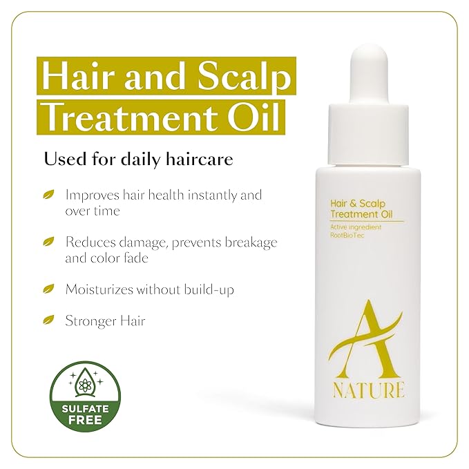 – Hair & Scalp Treatment Oil for Healthy Hair, Thin Edges, and Scalp – Natural Hair Growth Oil made with RootbioTec, Growth Oleoactif for Hair Growth – 1.7 fl oz