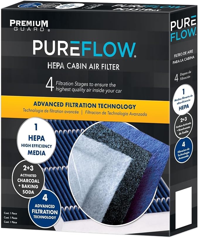 PureFlow HEPA Cabin Air Filter PC4479HX | Fits 2022-2025 Nissan Frontier - Image 2