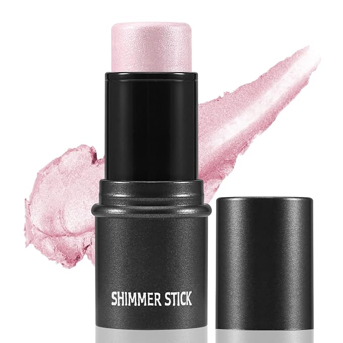 Boobeen Highlighter Makeup Stick Highlighter Bronzer Stick Glow Face Illuminator Highlight Contouring Sticks Waterproof Long-lasting