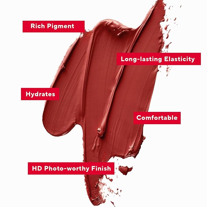 Mirabella Sealed with a Kiss Full Coverage Moisturizing Lipstick, Richly Pigmented, Ultra Creamy, Hydrating and Mineral-Based Lip Color with Antioxidant Vitamin E in Matte & Shine Shades, Barely Beige