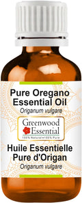Greenwood Essential Pure Oregano Essential Oil (Origanum vulgare) Steam Distilled 5ml (0.16 oz)