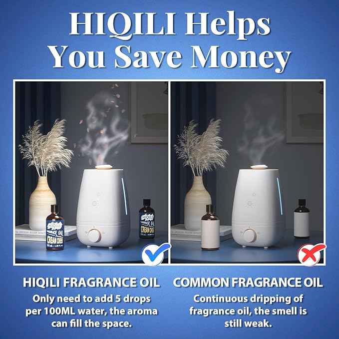 HIQILI Cream Cheese Essential Oil 100ml - Fresh Fragrance Oil for Diffuser and Aromatherapy, Long-Lasting Perfume Oil for Candle, Soap, Lotion Making - Home Care 3.38 Fl Oz