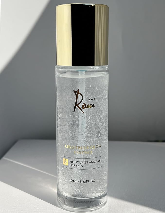 Roiii Light Bulb Glow Essence Serum - Vitamin C + Niacinamide + Hyaluronic Acid - Brightening Face Essence for Glowing Skin - Neck Reduce Dark Spots & Even Skin Tone 3.52 FL.OZ
