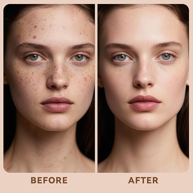 SPF 50 Liquid Foundation,Long Lasting,Moisturizing,Matte & Non-Comedogenic Foundation Makeup for All Skin,Medium-Full Coverage (Light, 1.05 FL.OZ (Pack of 1))