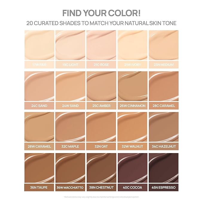 BANILA CO Covericious Ultimate Cover Cushion | Up to 100HR Long-Wear Foundation | 20 Shades for All Skin Tones | Matte & Lightweight Finish | Korean Cushion Foundation (14g / 0.49 oz), 34C HAZELNUT