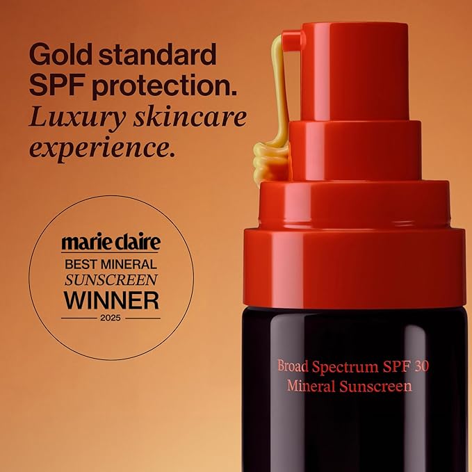 The One Daily Sun Cream SPF 30 – Hydrating Facial Sunscreen with Zinc, Niacinamide, Squalane & Sea Buckthorn | Mineral Daily Sun Protection for Face & Neck, Sensitive Skin Safe, 1 oz