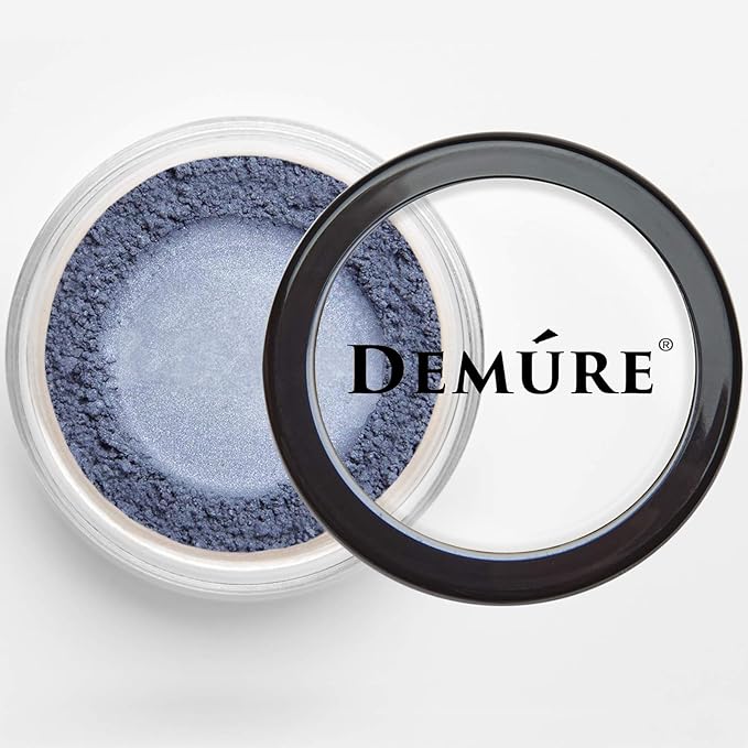 Demure Mineral Make Up (Smoky Blue) Eye Shadow, Shimmer Eyeshadow, Loose Powder, Glitter Eyeshadow, Eye Makeup, Natural Makeup, Natural Eyeshadow, Professional Makeup
