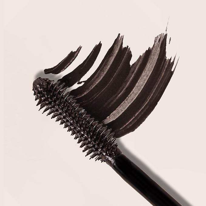 Milani Mascara Volume and Length, Highly Rated Anti-Gravity Brown Black Shade with Castor Oil and Molded Hourglass Shaped Lash Coating Mascara Wand