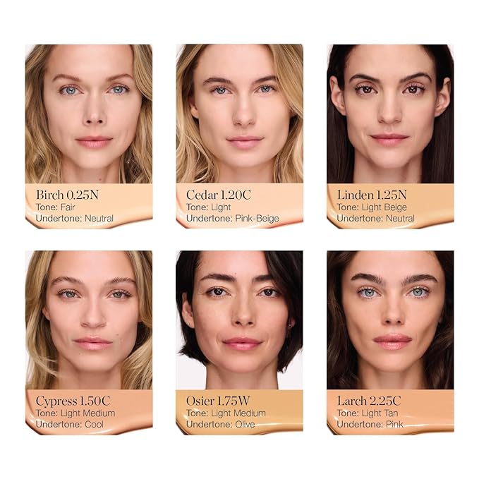 Ogee Complexion Perfecting Under Eye Concealer - Certified Organic Full Coverage Concealer - Buildable Coverage - BIRCH 0.25N - Fair (Neutral Undertones)