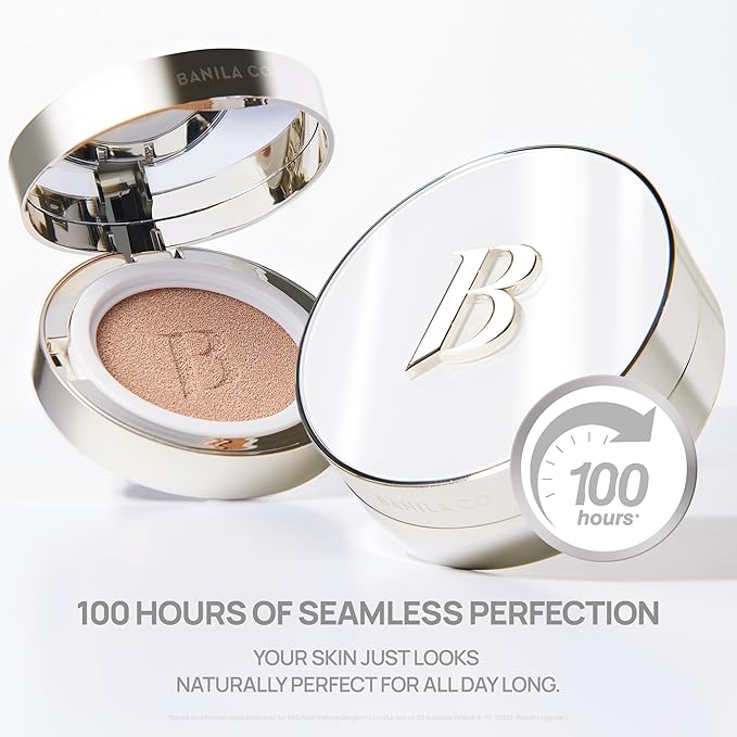 BANILA CO Covericious Ultimate Cover Cushion | Up to 100HR Long-Wear Foundation | 20 Shades for All Skin Tones | Matte & Lightweight Finish | Korean Cushion Foundation (14g / 0.49 oz), 38N CHESTNUT