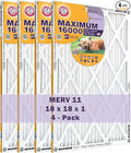 Arm & Hammer Max Allergen & Odor Reduction 18x18x1 Air and Furnace Filter by ARMHAMMER