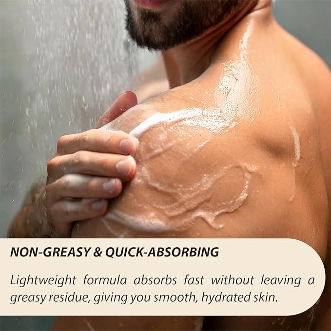 Natural Splash – Shower Body Cream – Natural Coconut Oil with Shea Butter, Collagen, Vitamin E and Aloe Vera - Moisturizing, Nourishing, and Soothing Skin Care.
