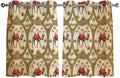 2 Panel Kitchen Cafe Curtains, Window Decor Tier Curtains by Hokiten