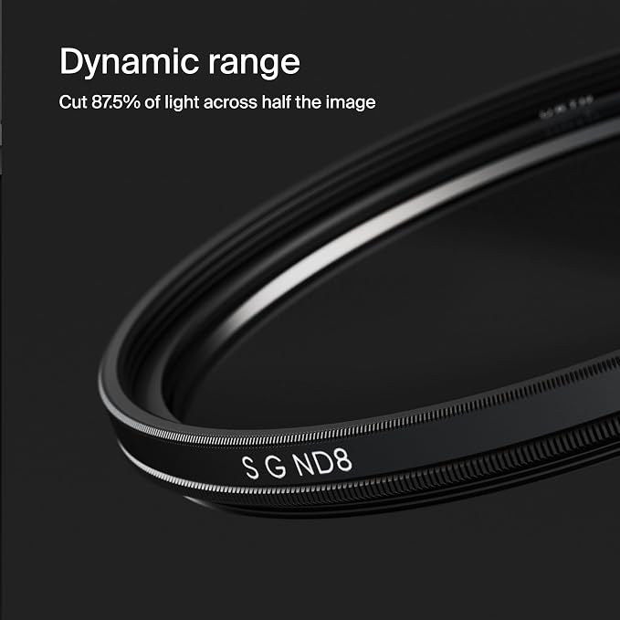 Urth 49mm Soft Graduated ND8 Lens Filter — 3-Stop, Ultra-Slim 20-Layer - Image 4